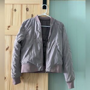 Women’s Purple Lululemon Reversible Bomber Jacket Size 6